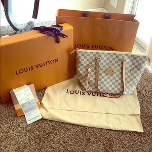 SOLD ** Louis Vuitton Lena MM Damier Azur LV Iena